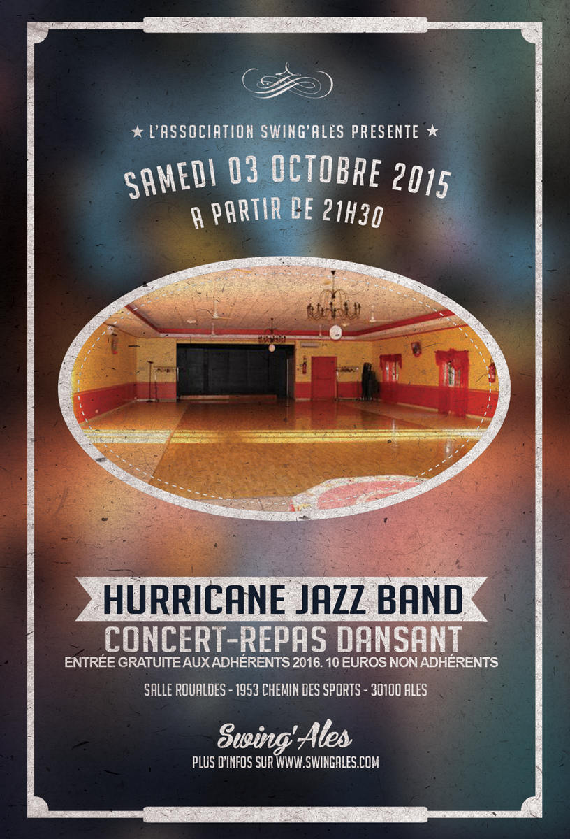 Hurricane Jazz Band. Concert-Repas dansant