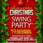 C'est ce soir : CHRISTMAS SWING PARTY- Initiation & SOIREE LIVE Jazz band