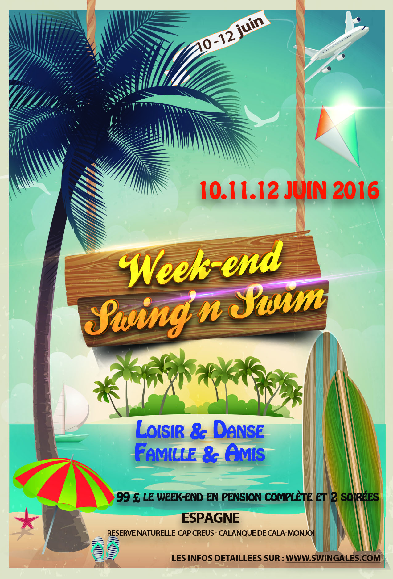 Week-end Swing'n Swim - Spain - 2 eme édition