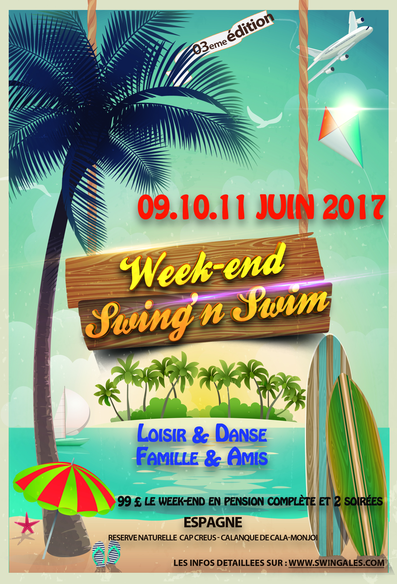 Week-end Swing'n Swim - Spain - 3 eme édition