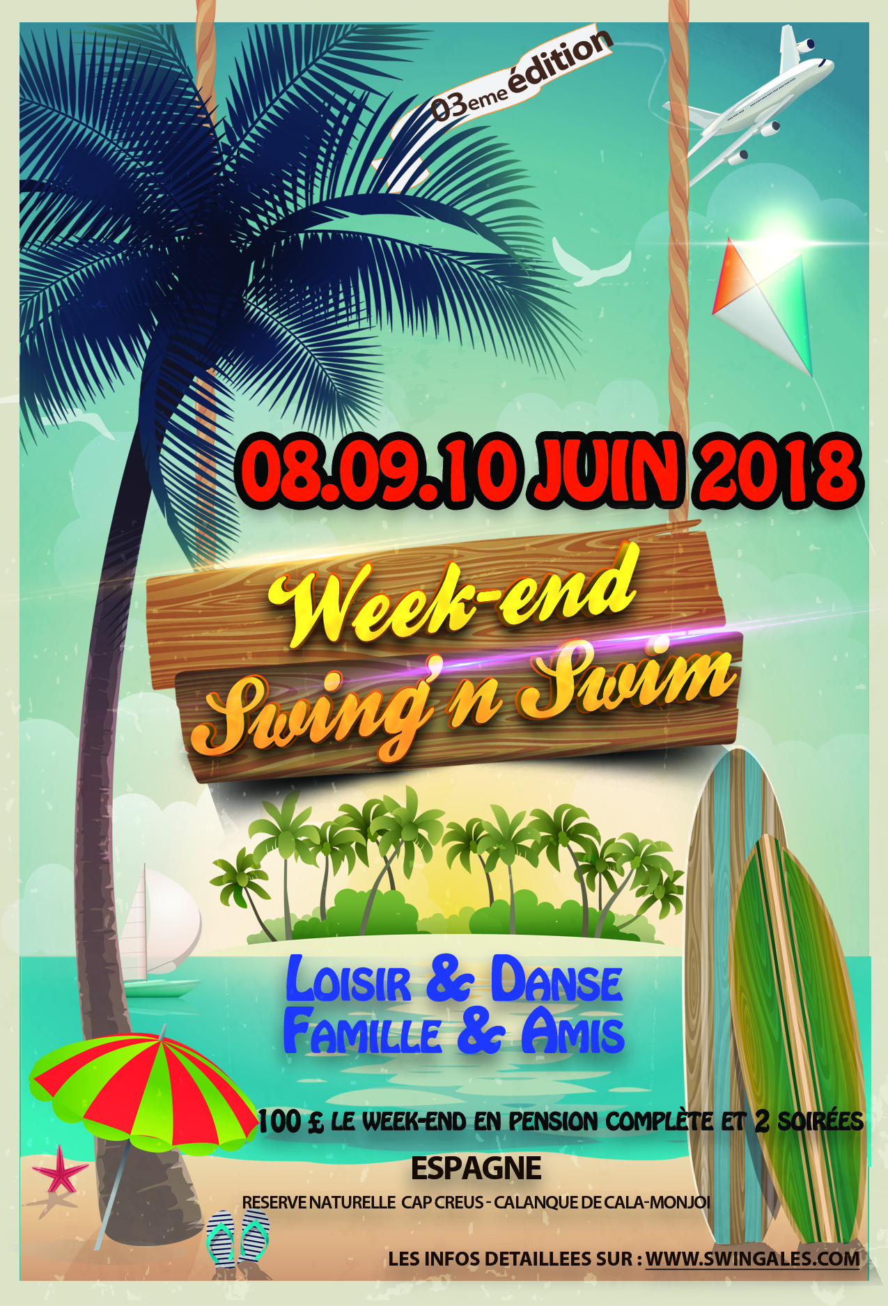 Week-end Swing'n Swim - Spain - 4 eme édition