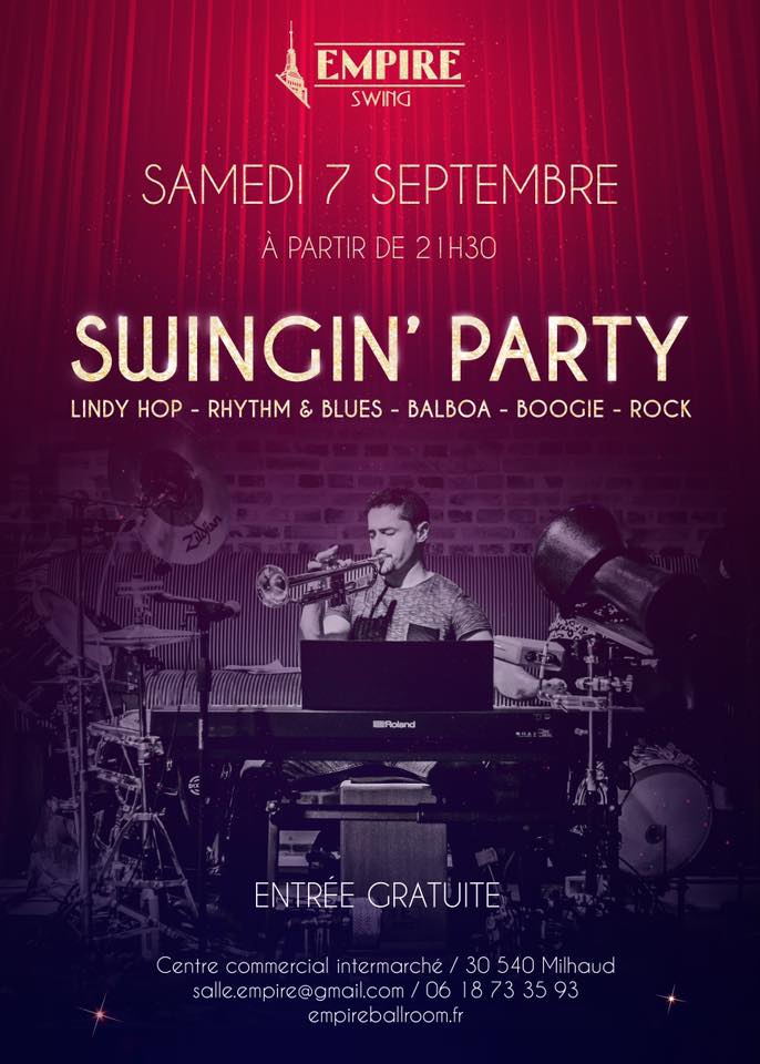 Swingin' Party - Soirée Portes Ouvertes Samedi 07 septembre